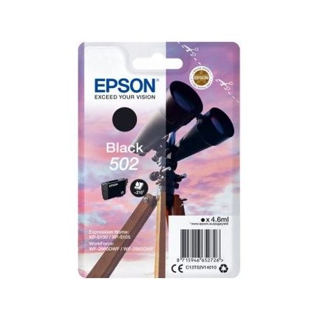 CARTUCHO TINTA EPSON 502 NEGRO INK