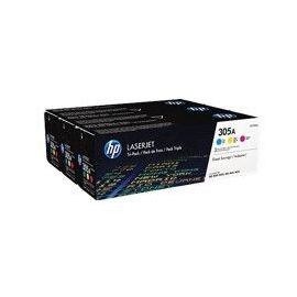 PACK TONER CF370AM 305A CIAN - MAGENTA - AMARILLO