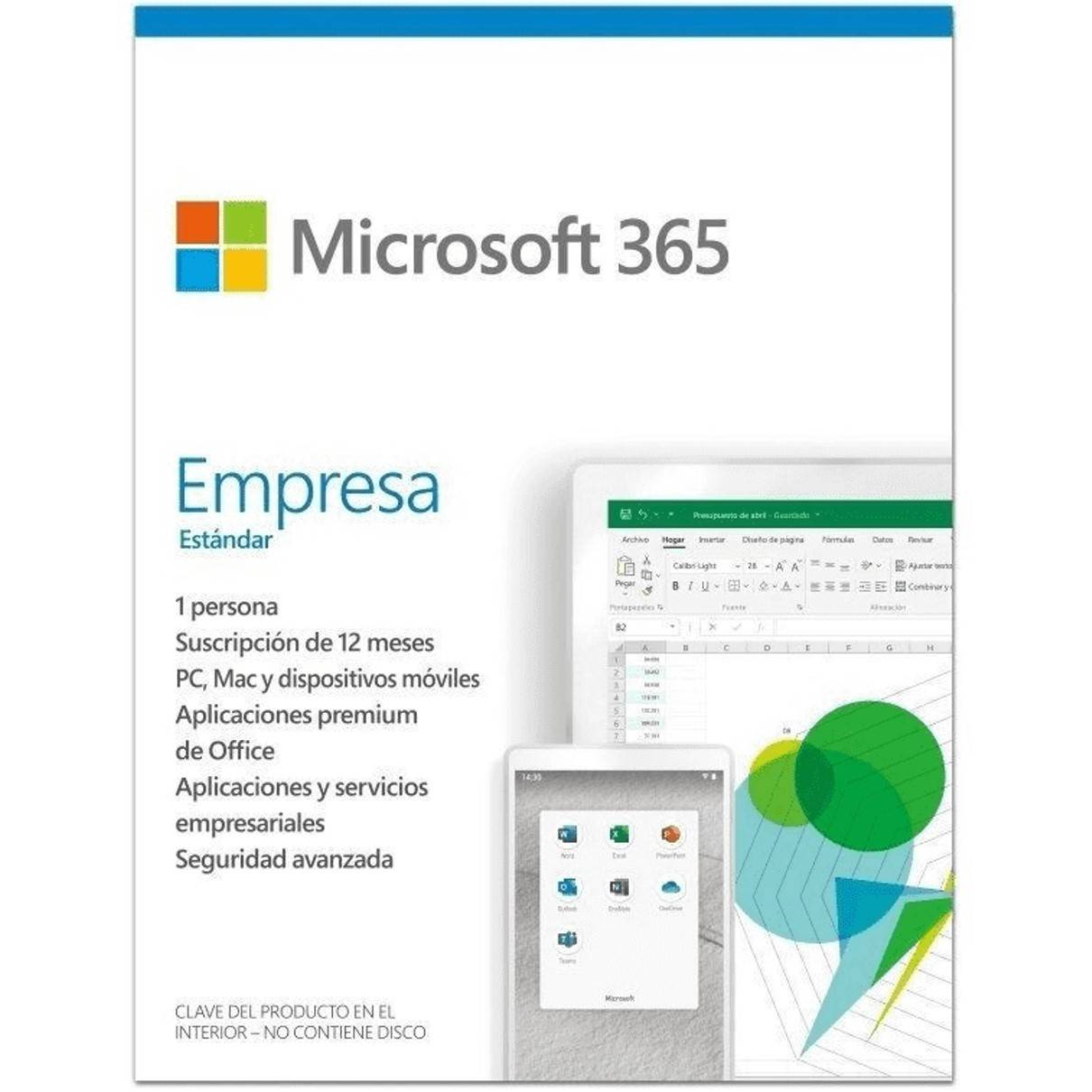 OFFICE 365 EMPRESAS ESTANDAR 1 LICENCIA 