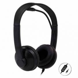 AURICULARES NILOXCON MICROFONO CONTROL VOL NEGRO