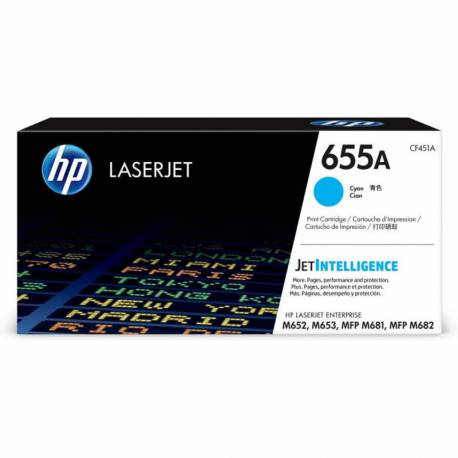 TONER LASERJET HP 655A CF451A CYAN