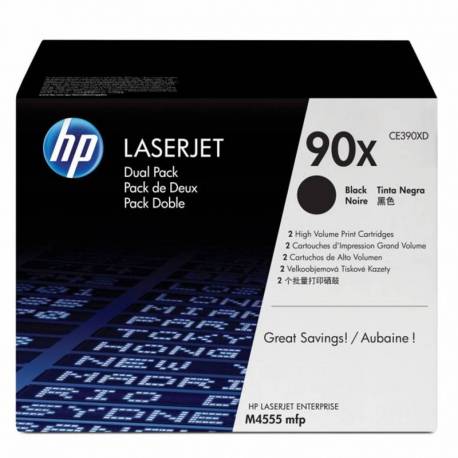 MULTIPACK TONER HP 90X 2 UNIDADES NEGRO