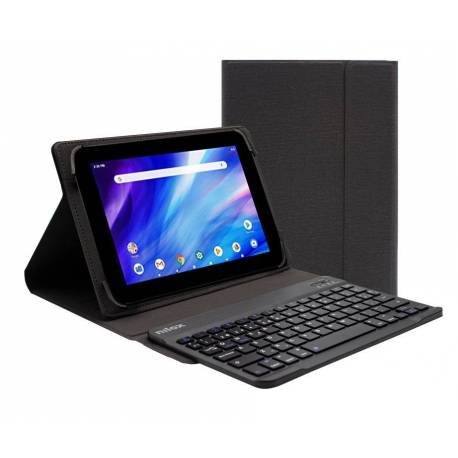 FUNDA CON TECLADO NILOX TABLET 10.5" NEGRO