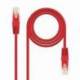 CABLE RED UTP CAT6 RJ45 NANOCABLE 0.25M