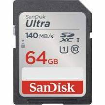 TARJETA DE MEMORIA SDXC SANDISK 64GB CL10