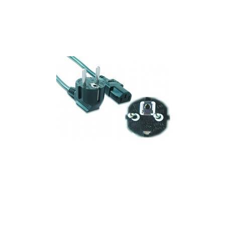 CABLE ALIMENTACION PC - 186 - VDE - 3M VDE 3M NEGRO