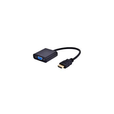 ADAPTADOR GEMBIRD HDMI VGA MACHO - HEMBRA CON AUDIO