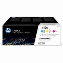 MULTIPACK TONER HP 410X PACK CIAN AMARILLO Y MAGENTA