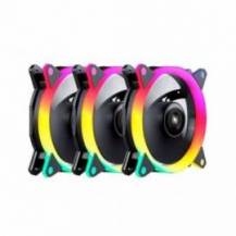 KIT VENTILADORES CPU GAMING UNYKACH RING 3X120MM