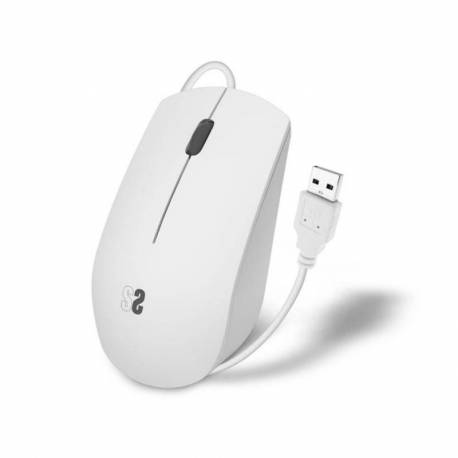 RATON SUBBLIM SUBMO B2BS002 USB BLANCO