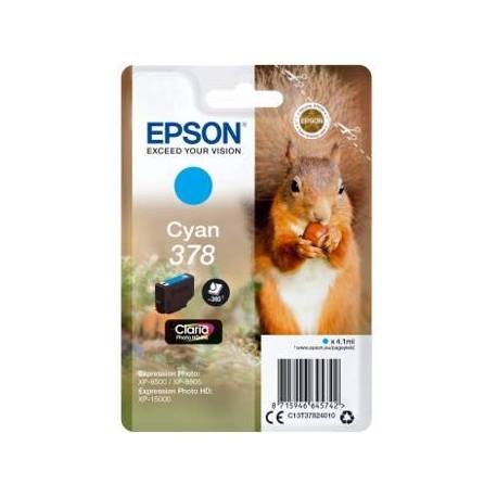 CARTUCHO TINTA EPSON C13T37824010 SINGLEPACK CIAN