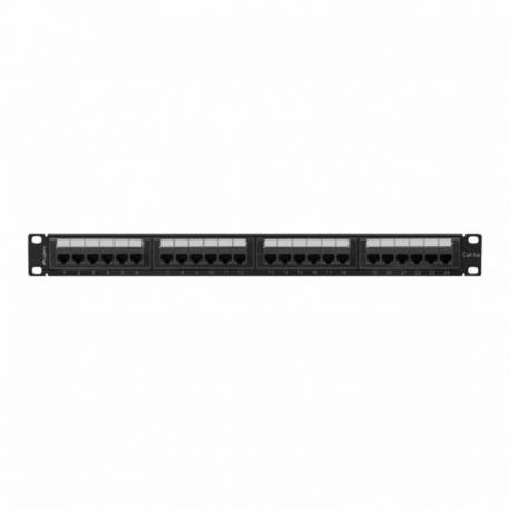 PATCH PANEL LANBERG 24 PUERTOS 1U 19"