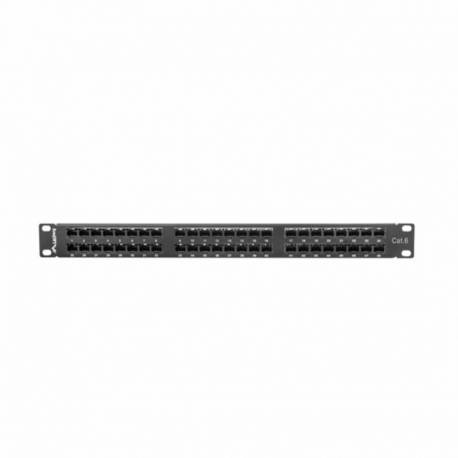 PATCH PANEL LANBERG 48 PUERTOS 1U 19"