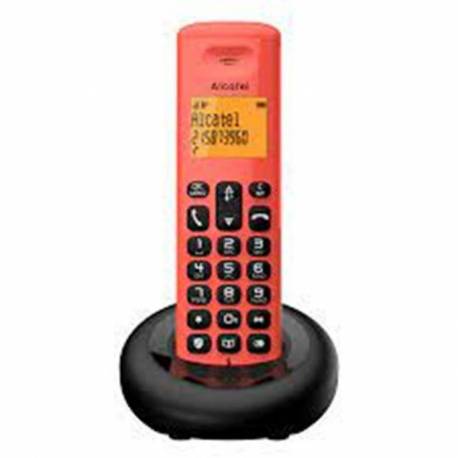 TELEFONO INALAMBRICO ALCATEL DEC E160 ROJO