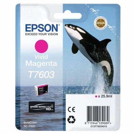 CARTUCHO TINTA EPSON SURECOLOR SC - P600 MAGENTA