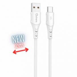 CABLE QCHAR USB-C A USB-A 2M