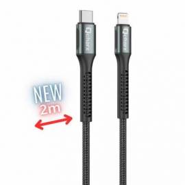 CABLE QCHAR PRAGUE USB-C 2M