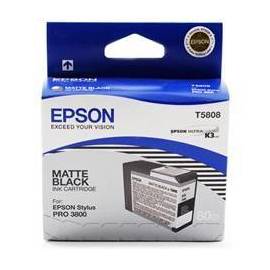 CARTUCHO TINTA EPSON T5808 NEGRO MATE