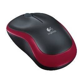 LOGITECH WIRELESS M185 OPTICO ROJO