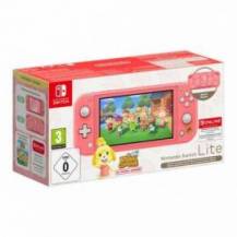 CONSOLA NINTENDO SWITCH LITE CORAL + ANIMAL CROSSING