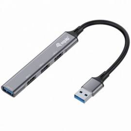 HUB USB EQUIP LIFE 1 X 3 PUERTOS USB 2.0