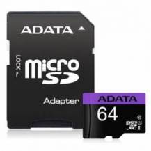 TARJETA DE MEMORIA MICRO SD ADATA 64GB + ADAPT