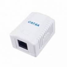 ROSETA SUPERFICIE EQUIP CAT 6A 1PUERTO RJ45