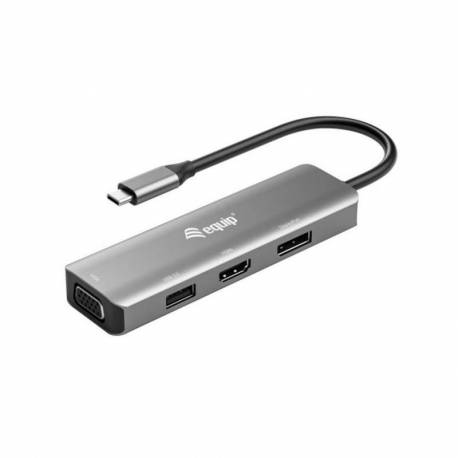 DOCKING STATION USB-C EQUIP 4 EN 1 MULTIPUERTOS