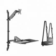 SOPORTE PARED EQUIP VESA HASTA 32" + SOPORTE TECLADO