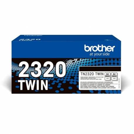 TONER BROTHER TN2320TWIN NEGRO 2 UNIDADES