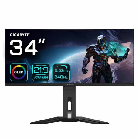 MONITOR GAMING GIGABYTE MO34WQC2 34 PULGADAS 3440X1440